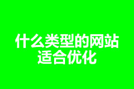 什么类型的网站适合优化